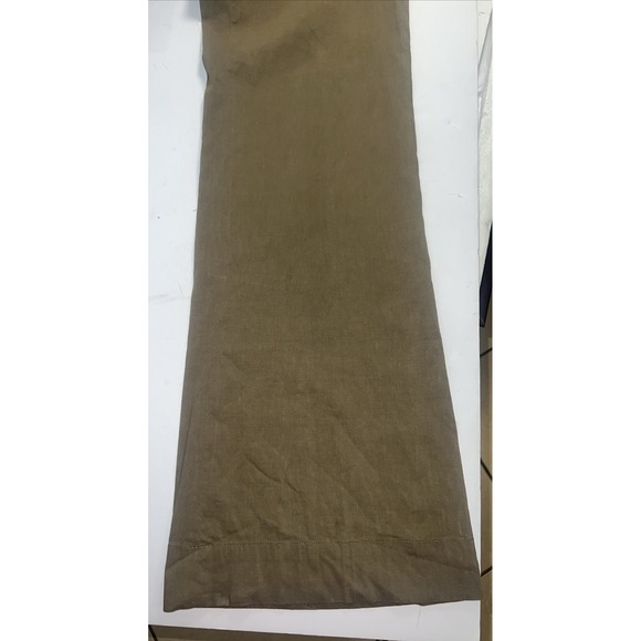 THEORY Women's‎ Brown Tailored Flat Front Flare Leg Linen Blend Trouser Size 6 - Picture 10 of 10
